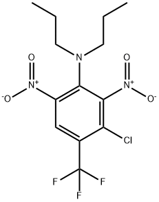 3-chloro-2,6-dinitro-N,N-dipropyl-4-(trifluoromethyl)aniline 结构式
