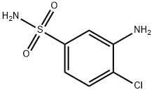 3-氨基-4-氯苯磺酰胺 结构式