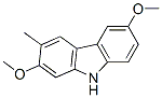 2,6-Dimethoxy-3-methyl-9H-carbazole 结构式