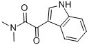 2-(1H-吲哚-3-基)-N,N-二甲基-2-氧代乙酰胺 结构式