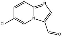 6-氯咪唑并[1,2-A]吡啶-3-甲醛 结构式