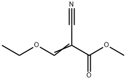 2-氰基-3-乙氧基-2-丙烯酸甲酯 结构式