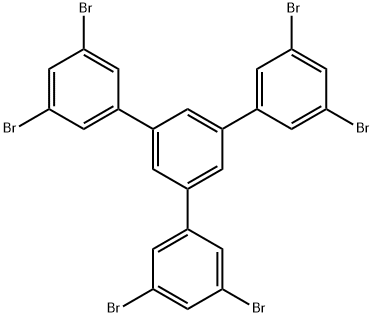 1,3,5-三(3,5-二溴苯基)苯 结构式