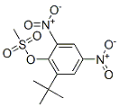 2,4-dinitro-6-tert-butylphenyl methanesulfonate 结构式