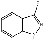 3-氯-1H-吲唑 结构式