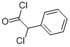 DL-2-氯-2-苯基乙酰氯 结构式