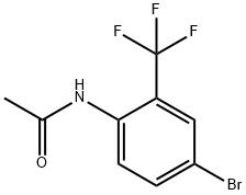N-(4-溴-2-三氟甲基苯基)乙酰胺 结构式