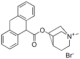 (1-methyl-1-azoniabicyclo[2.2.2]oct-8-yl) 9,10-dihydroanthracene-9-car boxylate bromide 结构式