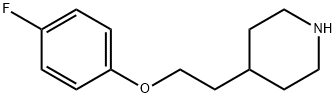 4-[2-(4-FLUOROPHENOXY)ETHYL]PIPERIDINE 结构式