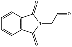 N-(2-乙醛基)邻苯二甲酰亚胺 结构式
