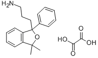 1-Phthalanpropylamine, 3,3-dimethyl-1-phenyl-, oxalate 结构式