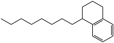 1,2,3,4-Tetrahydro-1-octylnaphthalene 结构式