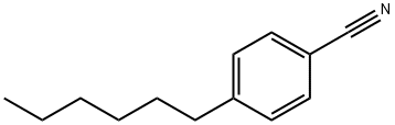 4-正己基苯甲腈 结构式