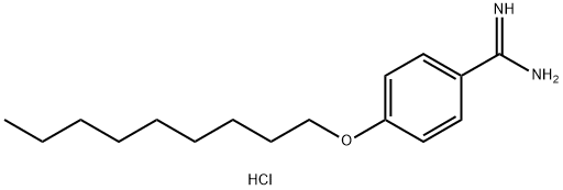 4-(Nonyloxy)-benzamidine hydrochloride 结构式