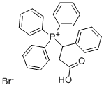 (2-CARBOXY-1-PHENYLETHYL)TRIPHENYLPHOSPHONIUM BROMIDE 结构式