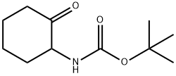 (2-氧代环己基)氨基甲酸叔丁酯 结构式