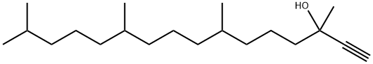 3,7,11,15-四甲基十六醇-1-YN-3-OL 结构式