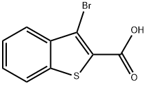 3-溴苯并噻吩-2-羧酸 结构式