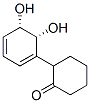 Cyclohexanone, 2-[(5S,6R)-5,6-dihydroxy-1,3-cyclohexadien-1-yl]- (9CI) 结构式