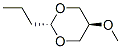 1,3-Dioxane,5-methoxy-2-propyl-,trans-(9CI) 结构式