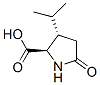 D-Proline, 3-(1-methylethyl)-5-oxo-, (3S)- (9CI) 结构式