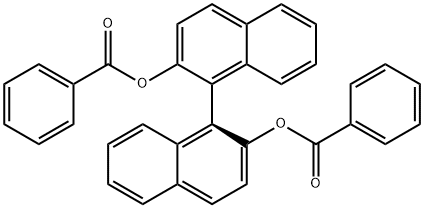 (S)-1,1'-联-2-萘酚苯甲酸酯 结构式