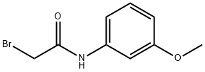 2-溴-N-(3-甲氧苯基)乙酰胺 结构式