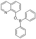 DIPHENYLBORANE 8-HYDROXYQUINOLINATE 结构式