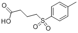 4-(TOLUENE-4-SULFONYL)-BUTYRIC ACID 结构式