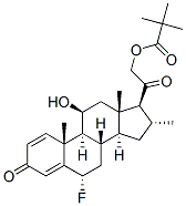 氟可龙三甲基乙酸盐 结构式