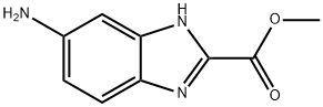 5-氨基苯并咪唑-2-甲酸甲酯 结构式