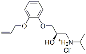 (R)-[3-[2-(allyloxy)phenoxy]-2-hydroxypropyl]isopropylammonium chloride 结构式