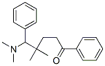 5-(Dimethylamino)-4,4-dimethyl-1,5-diphenyl-1-pentanone 结构式