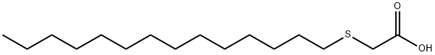 十四烷基硫代乙酸 结构式