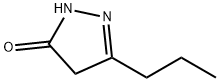 3-正-丙基-2-吡唑啉-5-酮 结构式