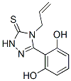 4-allyl-5-(2,6-dihydroxyphenyl)-2,4-dihydro-3H-1,2,4-triazole-3-thione 结构式