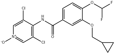 罗氟司特N-氧化物 结构式