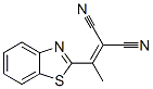 Propanedinitrile, [1-(2-benzothiazolyl)ethylidene]- (9CI) 结构式
