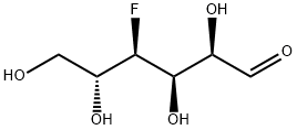 4-脱氧-4-氟代-D-葡糖糖 结构式
