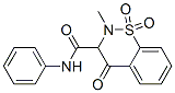 3,4-Dihydro-2-methyl-4-oxo-N-phenyl-2H-1,2-benzothiazine-3-carboxamide 1,1-dioxide 结构式