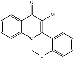 3-羟基-2'-甲氧基黄酮 结构式
