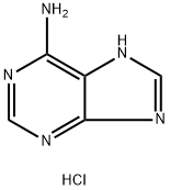腺嘌呤盐酸盐 结构式