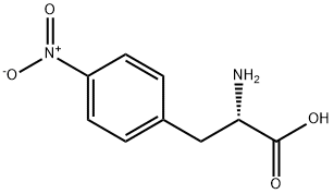 4-硝基-DL-苯丙氨酸 结构式