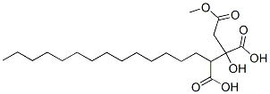 2-Hydroxy-1,2,3-heptadecanetricarboxylic acid 1-methyl ester 结构式