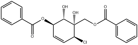 (1S,6α)-1-(Benzoyloxy)methyl-6-chloro-4-cyclohexene-1β,2β,3α-triol 3-benzoate 结构式