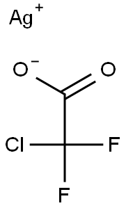 silver(1+) chlorodifluoroacetate  结构式