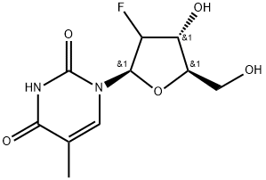 2'-氟胸苷 结构式