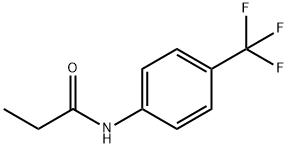 N-(4-TRIFLUOROMETHYLPHENYL)PROPIONAMIDE 结构式