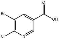 5-溴-6-氯烟酸 结构式