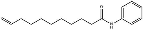 10-Undecenamide, N-phenyl- 结构式